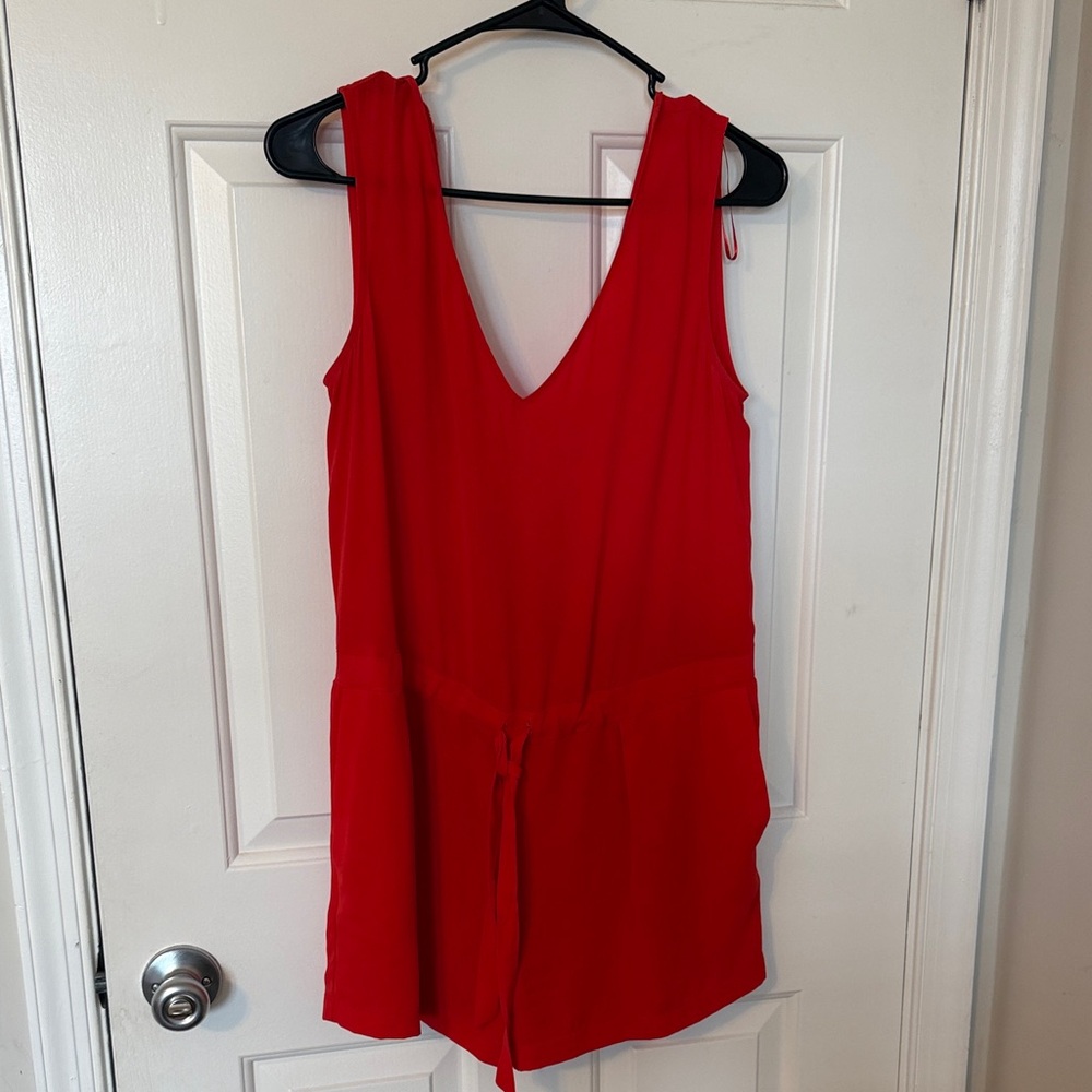 Zara Bold Red Romper